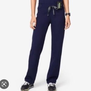 Medium Tall Navy Livingston Fig Scrub Pants